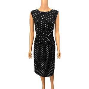 ANN KLEIN polka dot dress.